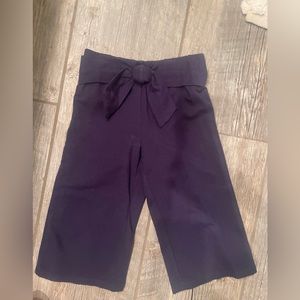 Janie & Jack NWOT Navy Blue sailor pants with bow
